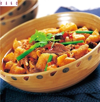 配菜养生菜阳虚体质土豆烧羊肉——净菜