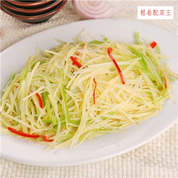 净菜 青椒土豆丝——外卖配菜