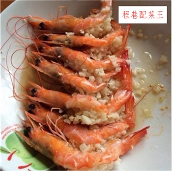  净菜卤菜蒜泥罗氏虾——熟食外卖