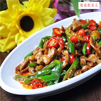 青椒炒鸡杂